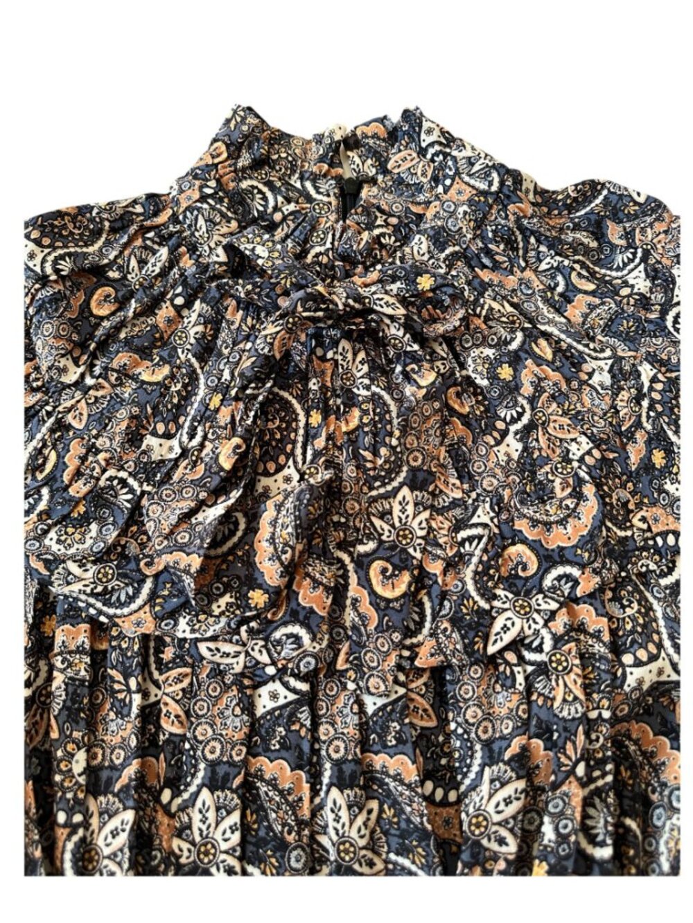 Ulla Johnson Annalisa Gown Night Sky Silk Paisley Runway NWT Size 6 - Picture 11 of 16